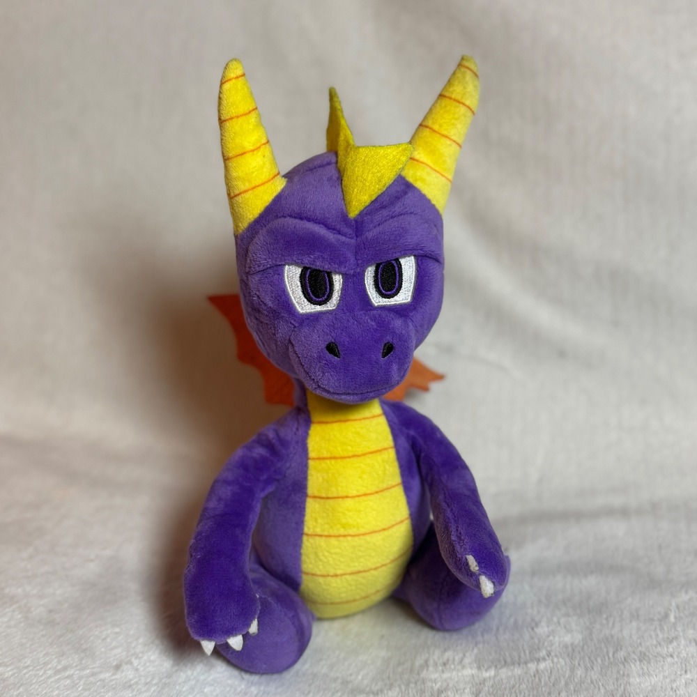 Kidrobot Spyro The Dragon Stuffed Animal Purple Plush Figure Doll Toy 8" 2019
